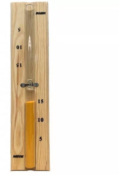 HARVIA Přesýpací hodiny do sauny - oranžový písek, 15 min