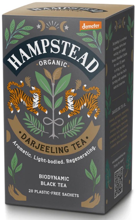 Hampstead Tea BIO černý čaj Darjeeling 20ks