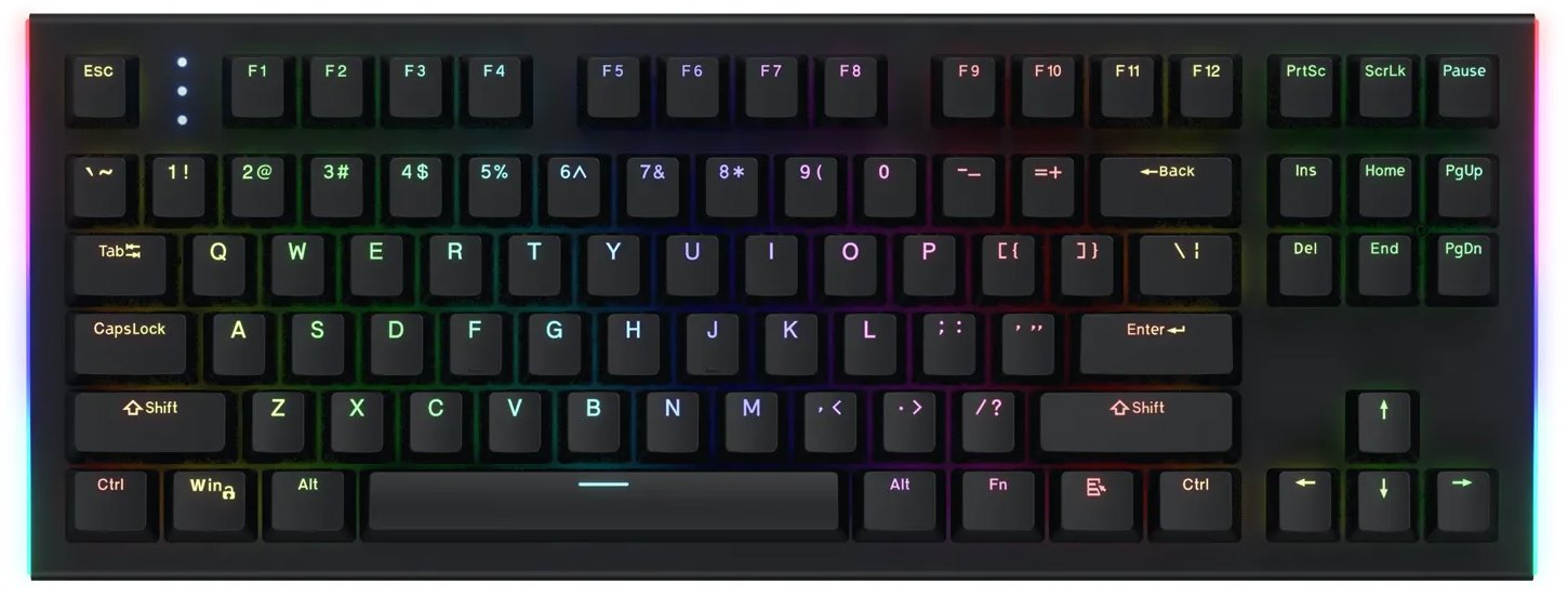 Hator Gravity X TKL, černá - US