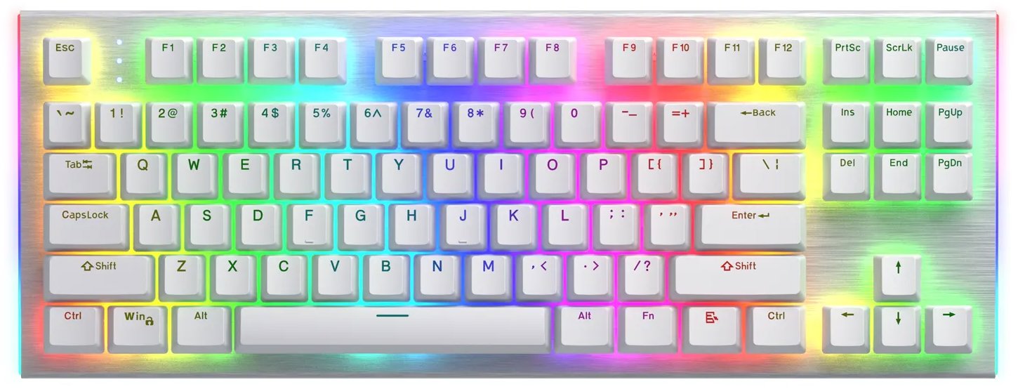 Hator Gravity X TKL, bílá - US