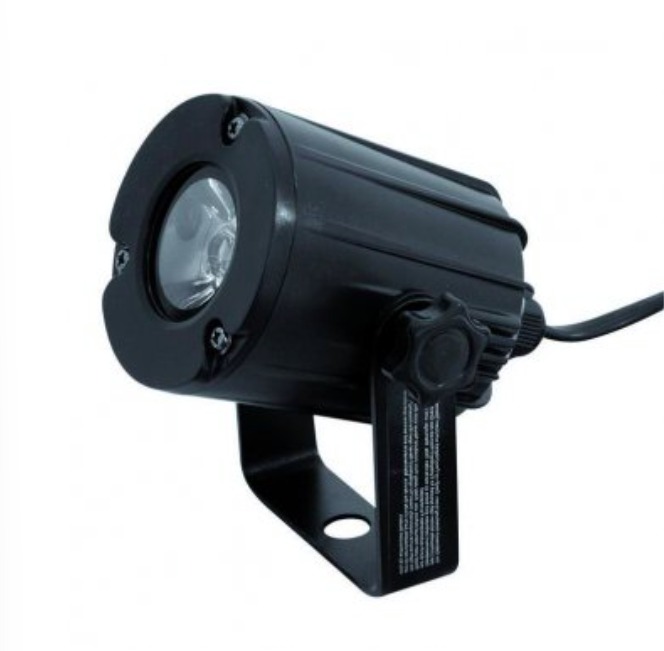 Eurolite LED spot 3W, 6000K, 6, černý, bodový reflektor