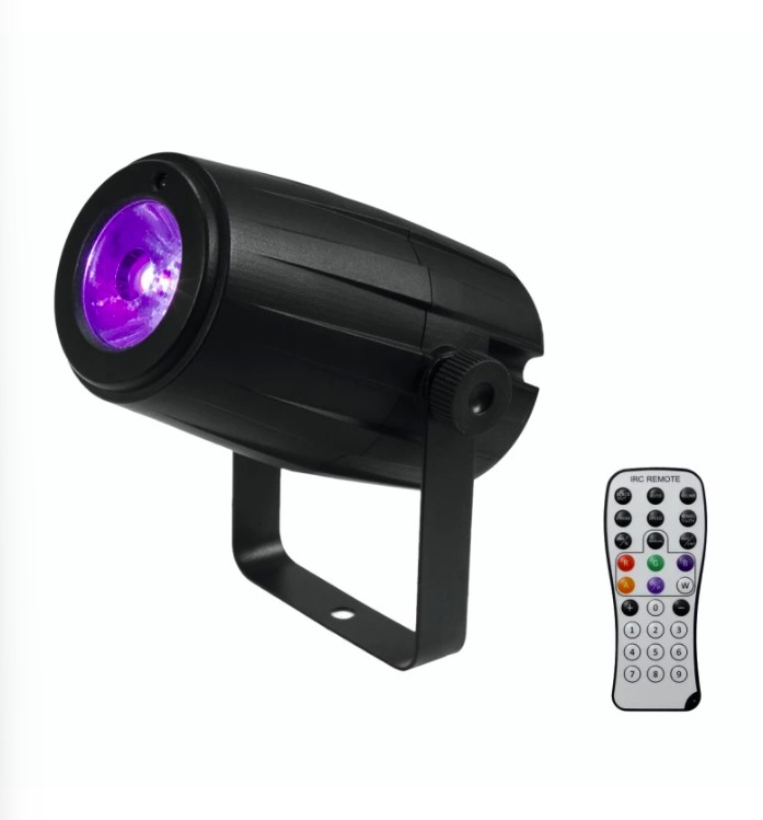 Eurolite LED PST-5 Spot reflektor, 1x5W QCL, IR, černý