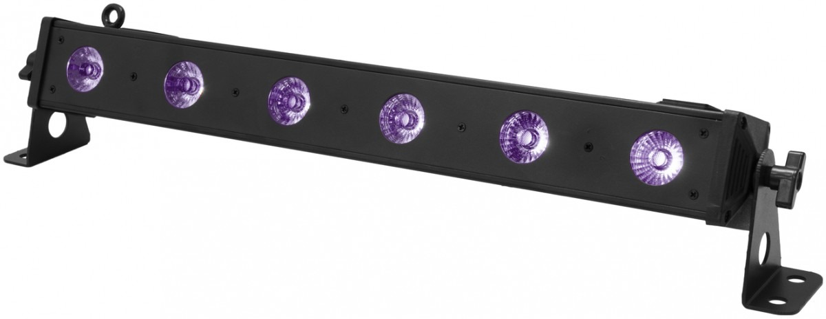 Eurolite LED BAR-6 UV světelná lišta, 6x 1W UV LED