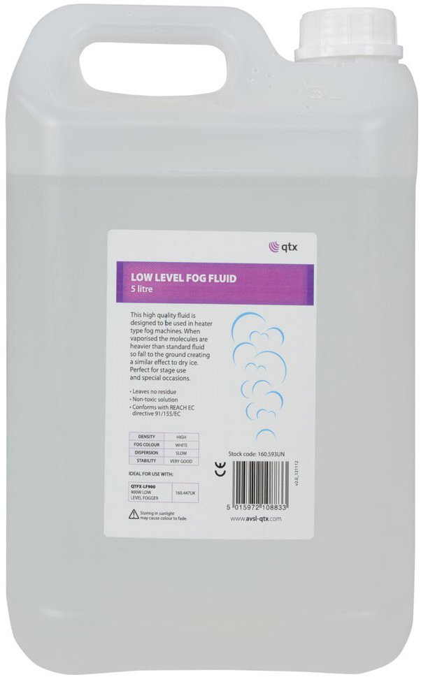 QTX náplň Low do výrobníku mlhy, 5L