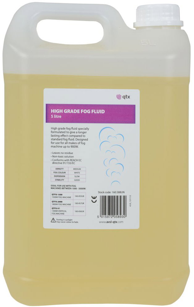 QTX náplň do výrobníku mlhy oranžová, 5L