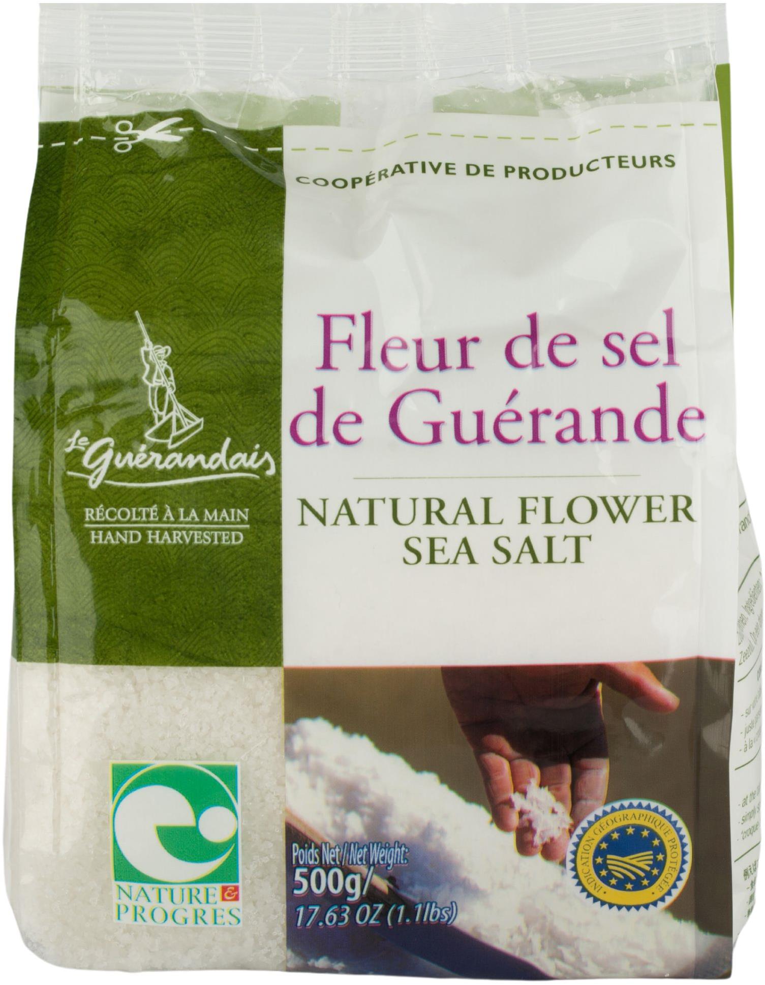 Le Guérandais Solný květ BIO 0,5 kg mořská sůl - Fleur de Sel de Guerande
