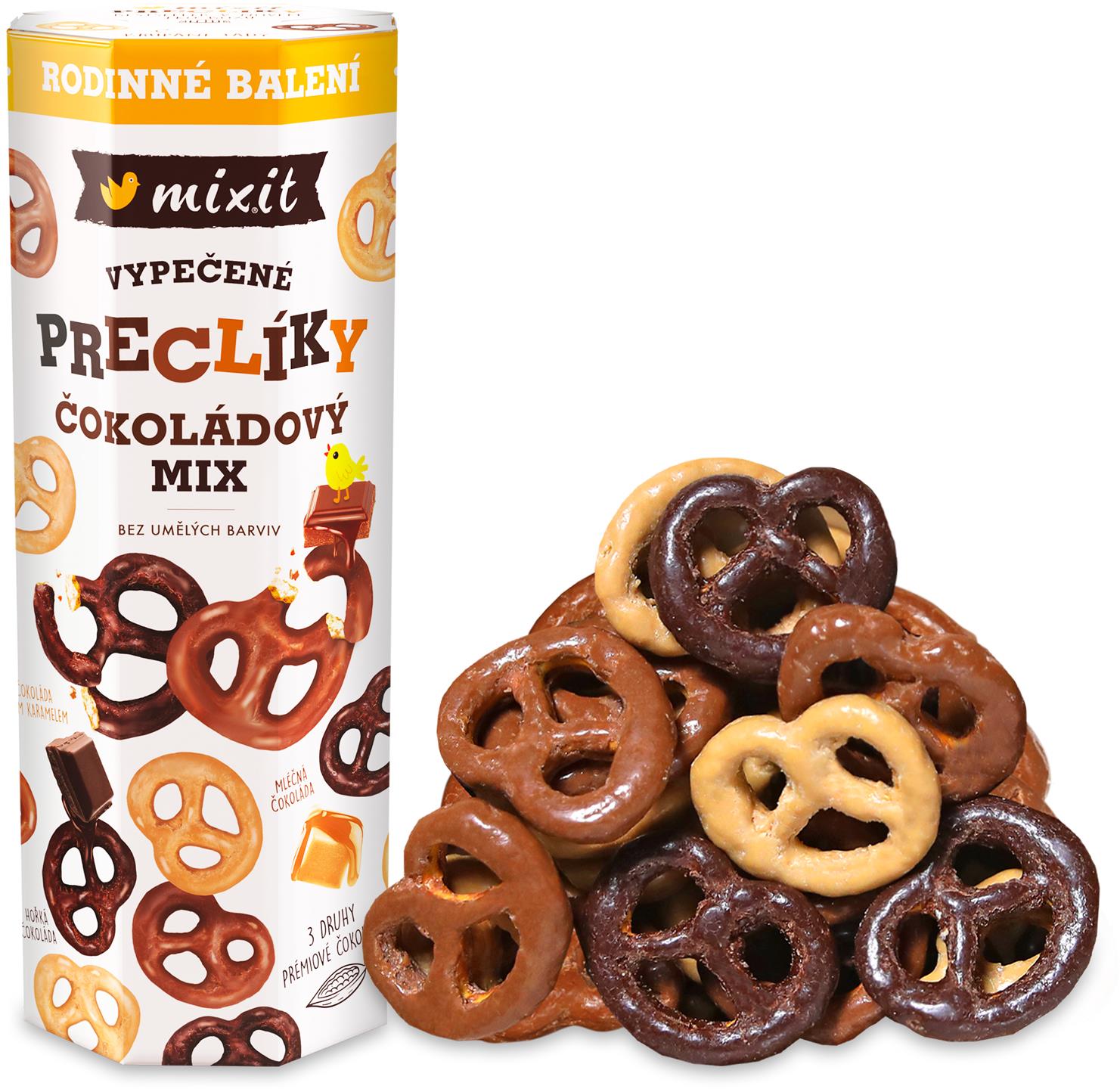 Mixit Velké Mixit preclíky - čokoládový mix 500 g