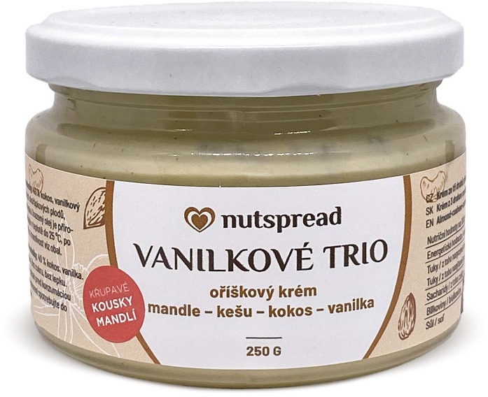 Nutspread Vanilkové Trio 250 g