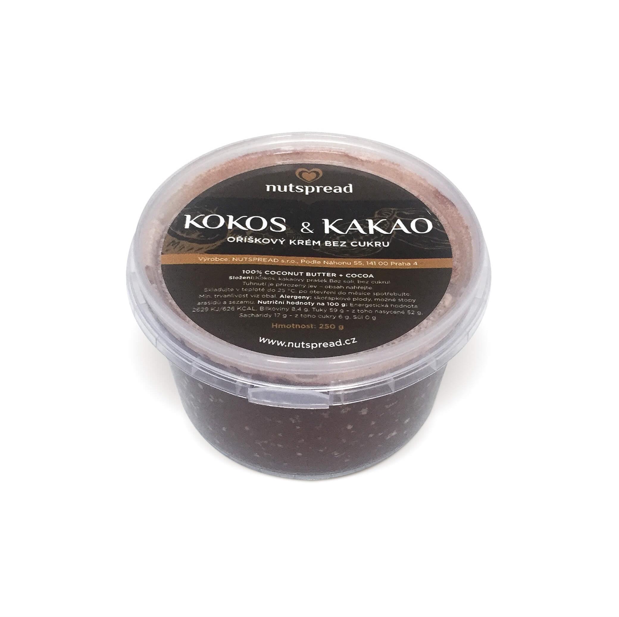 Nutspread Kokosové máslo s kakaem 1 kg