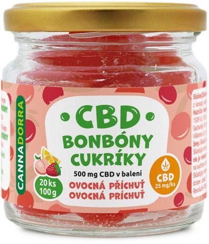 Zelená Země CBD bonbóny 20 ks