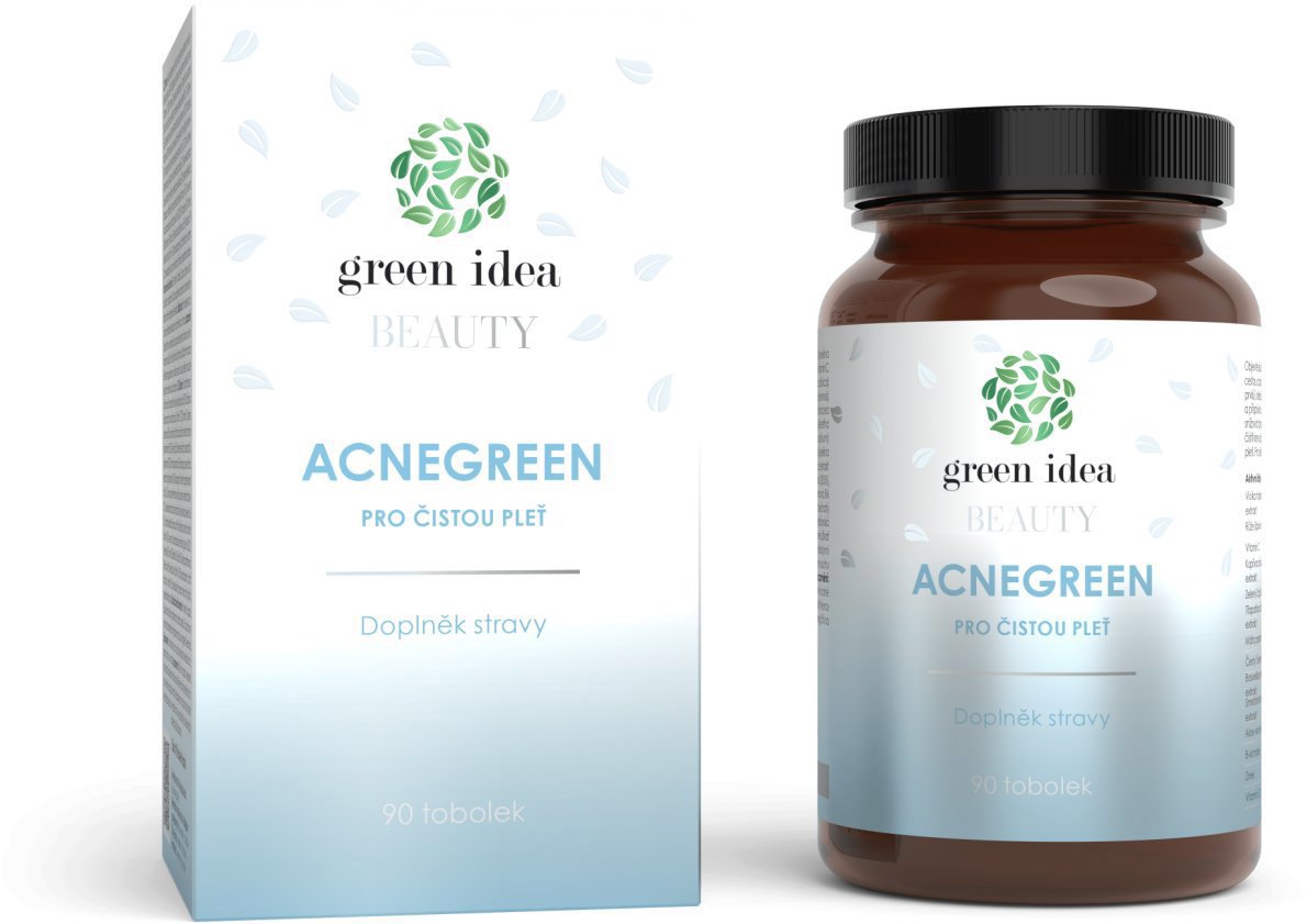 GREEN IDEA Acnegreen pro pleť s akné 90 tobolek