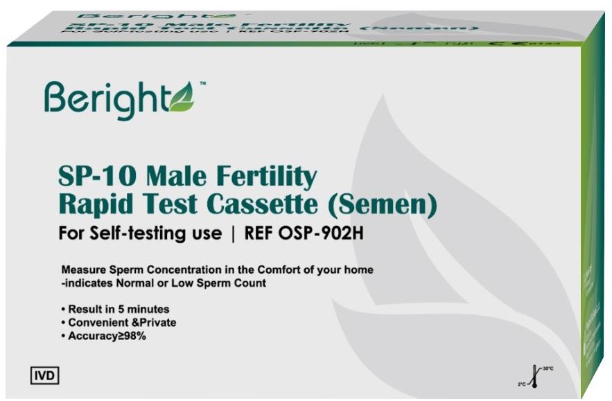 Beright Mužská plodnost (SP-10) - rychlý test, 1 ks
