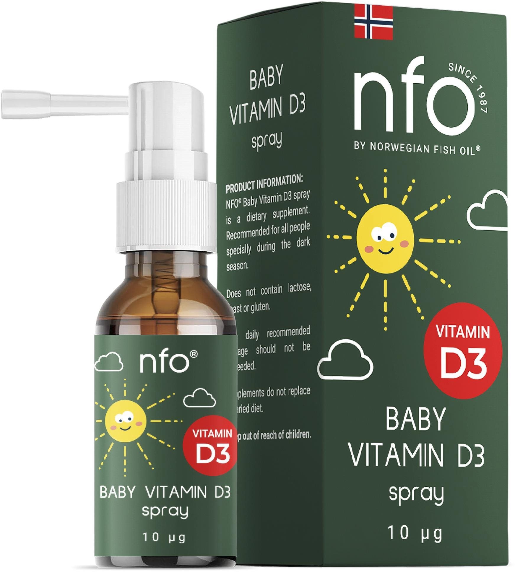 NFO BABY Vitamin D3 Spray [10 µg, 20 ml]