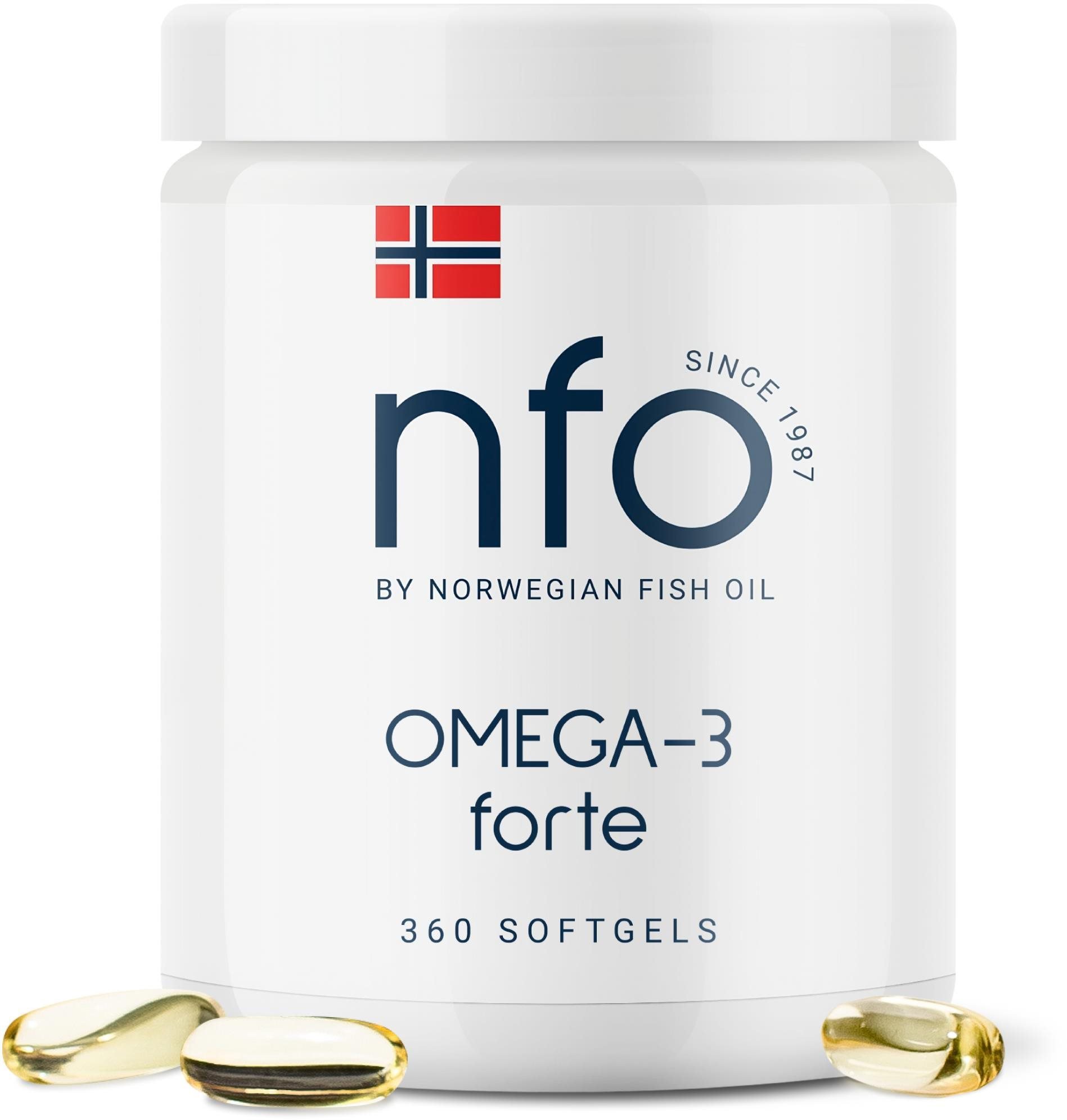 NFO Omega-3 Forte [360 měkkých kapslí]