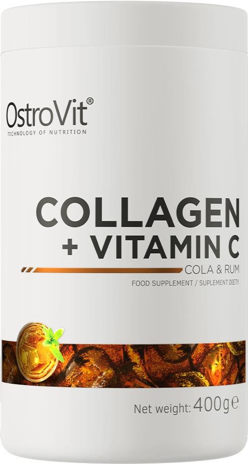 OstroVit Kolagen + Vitamín C, 400 g, Cola s rumem