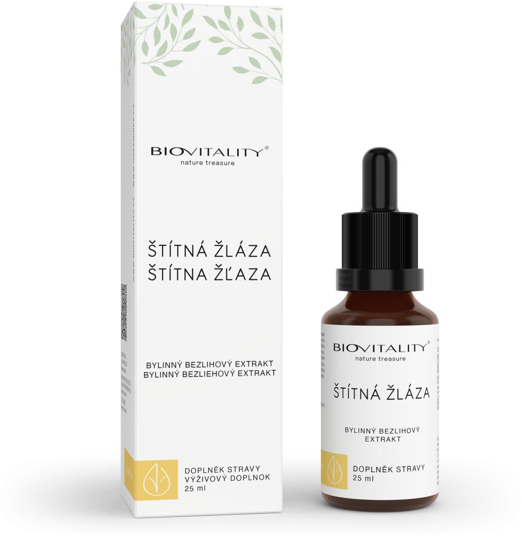 Biovitality Štítná žláza bezlihová tinktura 25 ml