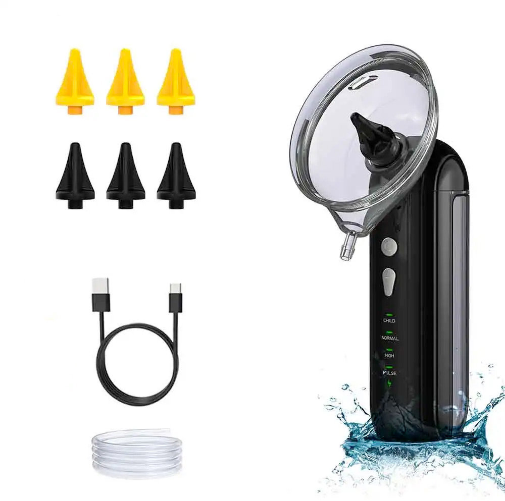 Wellife Elektrický čistič uší Pure Wash OME01 černý