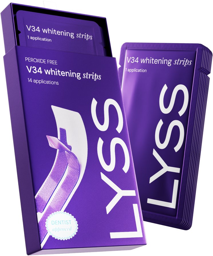 LYSS V34 Bělicí pásky na zuby