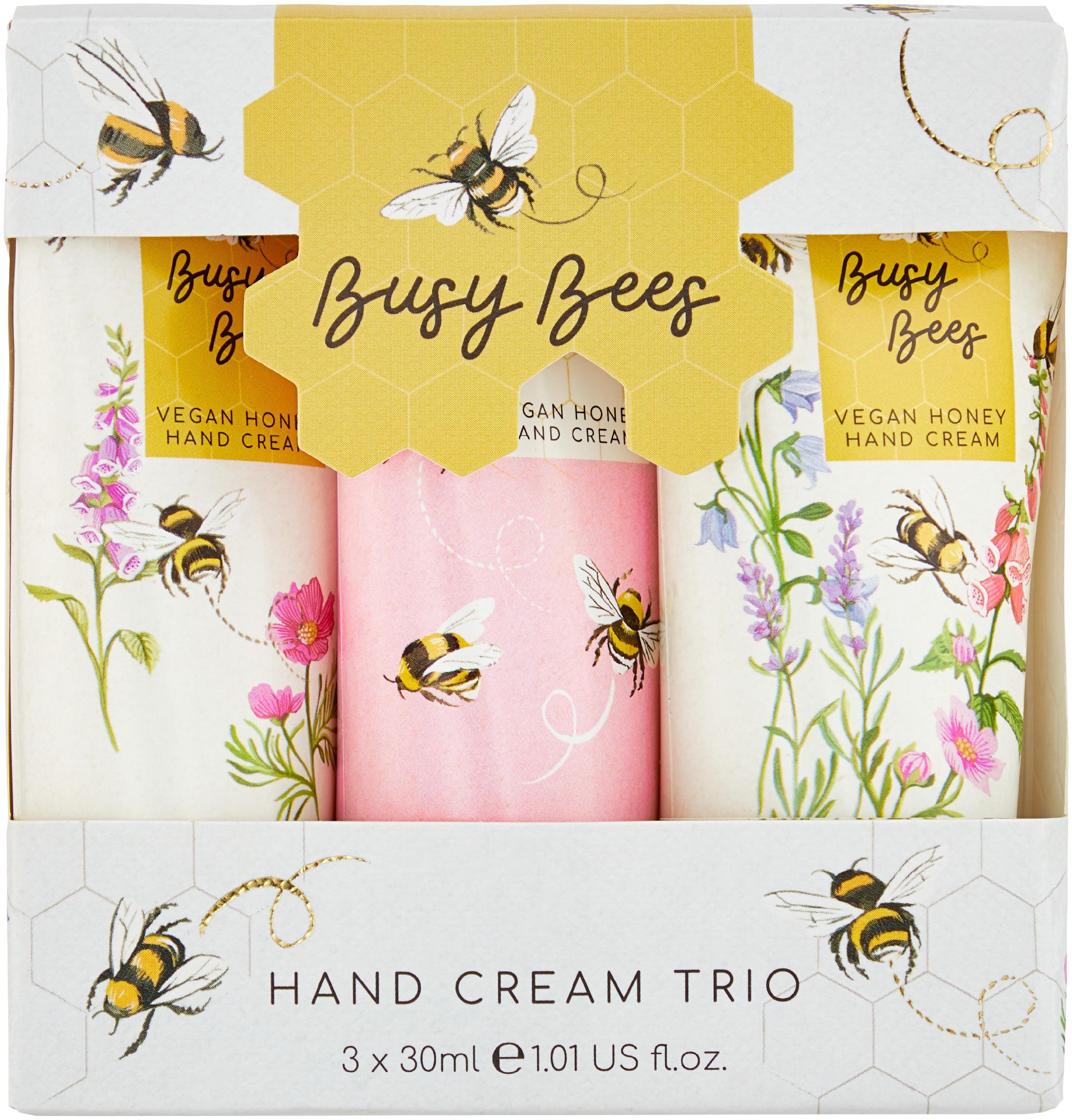 HEATHCOTE & IVORY Dárková sada krémů na ruce 3 × 30 ml - Růže, Tymián, Pomerančový květ & Med