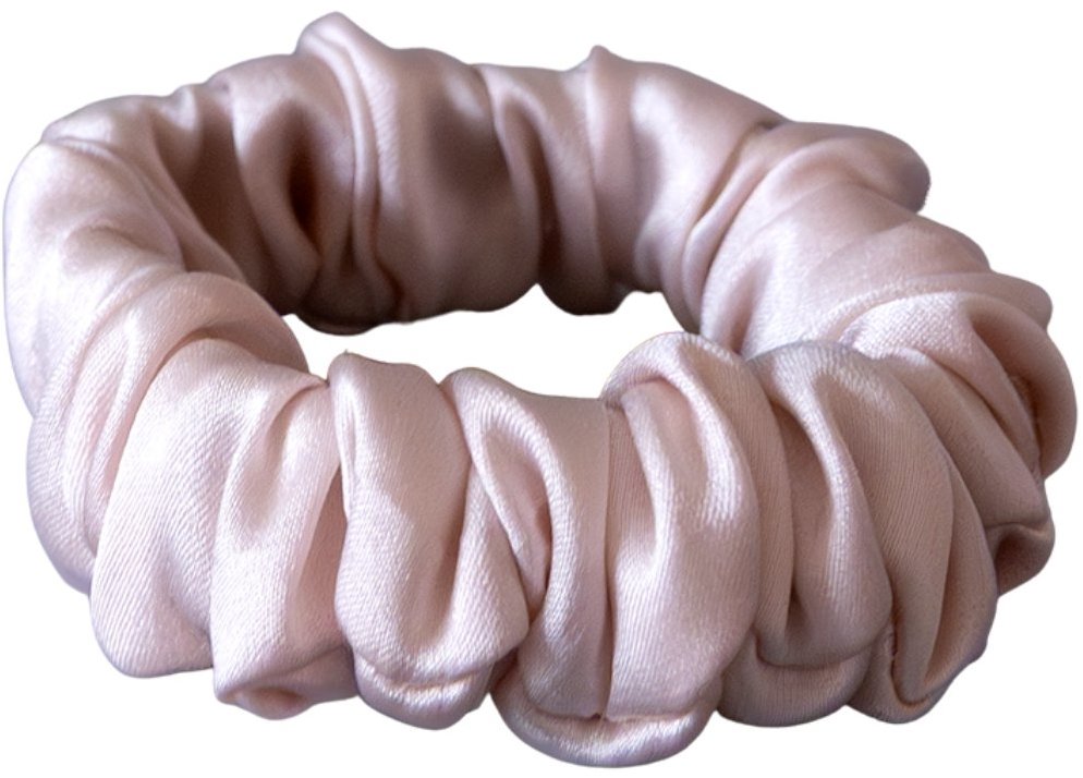 HEDDA Hedvábná gumička Mallys, růžová skinny