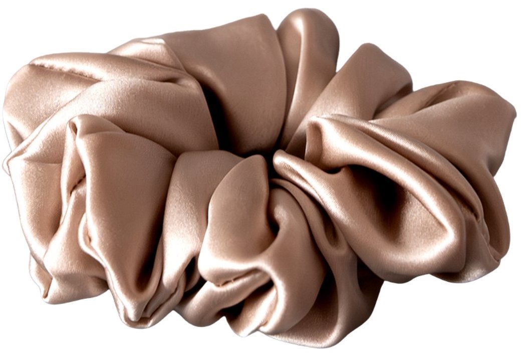 HEDDA Hedvábná gumička Mallys, rosegold maxi