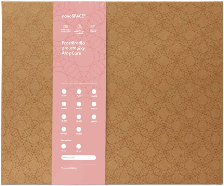 nanoSPACE Dětské prostěradlo pro atopiky AtopCare 60 × 120 × 10 cm