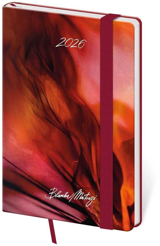 Helma Vario týdenní Matragi Red 2026, kapesní, 9 × 14 cm