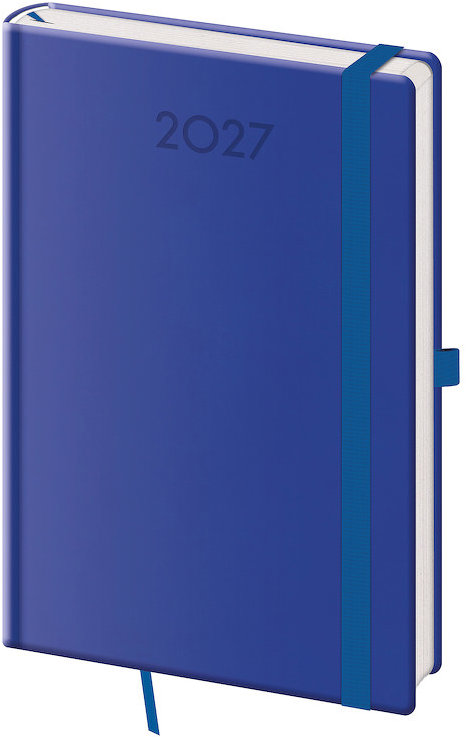 HELMA 365 týdenní 2027 A5 Print Plus, královský modrý