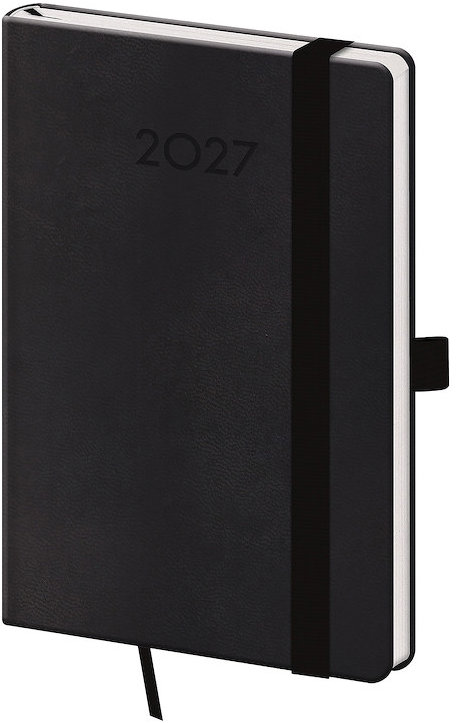 HELMA 365 týdenní 2027 kapesní Print Plus, černý