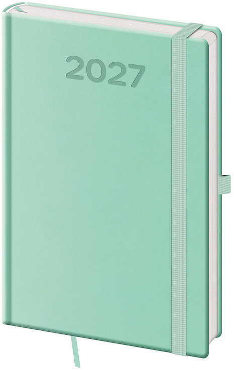 HELMA 365 týdenní 2027 A5 Print Pop, světle zelený