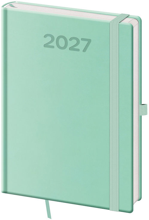 HELMA 365 denní 2027 A5 Print Pop, světle zelený