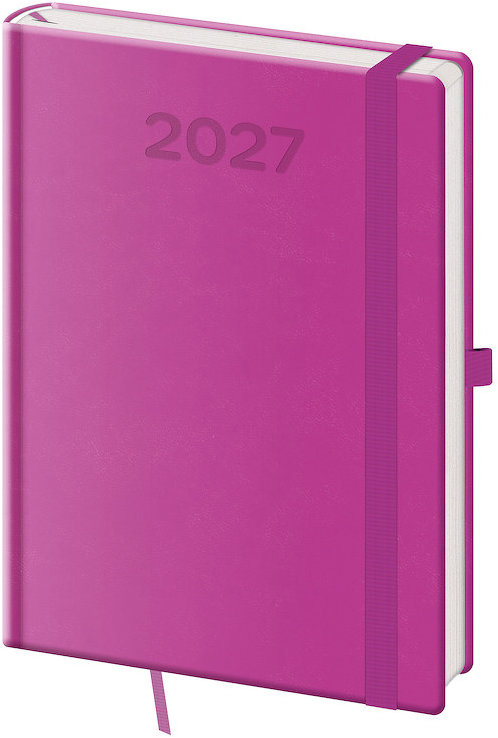 HELMA 365 denní 2027 A5 Print Pop, fialový