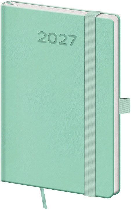 HELMA 365 týdenní 2027 kapesní Print Pop, světle zelený