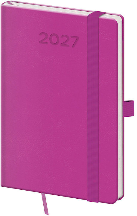 HELMA 365 týdenní 2027 kapesní Print Pop, fialový