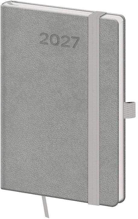 HELMA 365 týdenní 2027 kapesní Print Pop, šedý