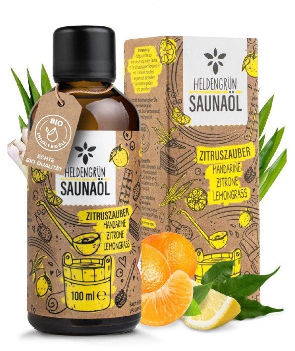 Heldengrůn 100% bio saunová esence Citrusové kouzlo, 100 ml
