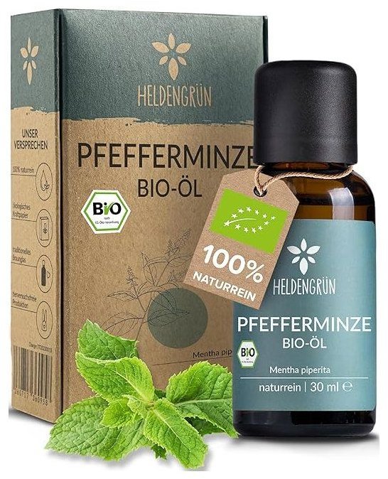 Heldengrůn 100% přírodní, Bio esenciální Mátový olej, 30 ml