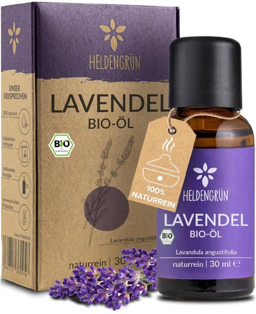 Heldengrůn 100% přírodní, Bio esenciální Levandulový olej, 30 ml