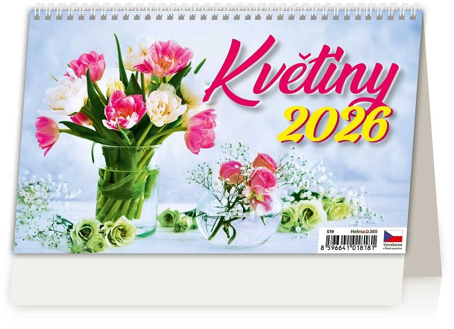 Helma Květiny 2026, 22,6 × 13,9 cm