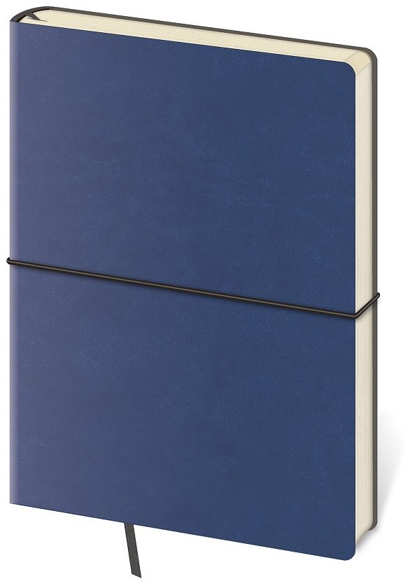 Helma 365 Zápisník FLEXIO tečkovaný, blue, 14, 5 × 20, 5 cm