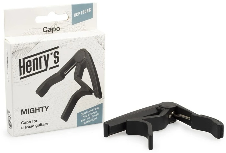 Henry's MIGHTY, elektrická a akustická kytara, barva černá