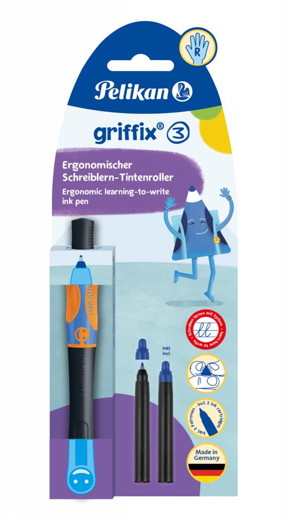 Herlitz Griffix - pravé, černé, blistr