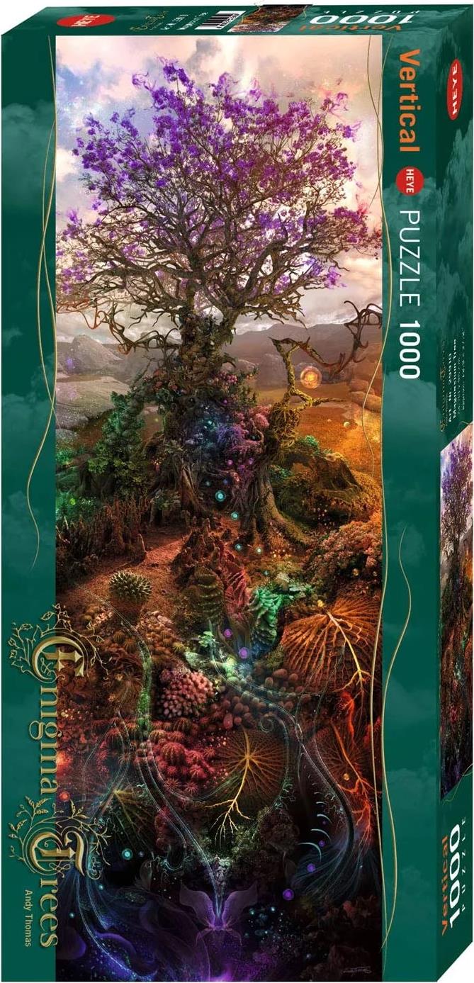 HEYE Vertikální puzzle Enigma Trees: Hořčíkový strom 1000 dílků
