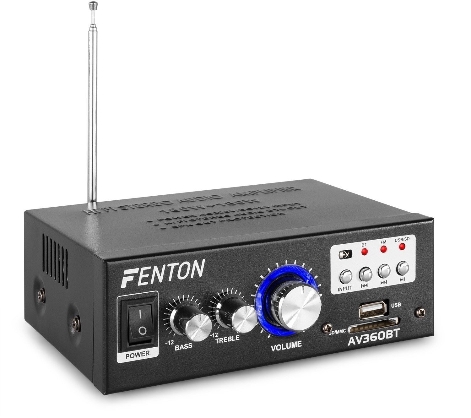 Fenton AV360BT Mini zesilovač s BT/SD/USB/MP3