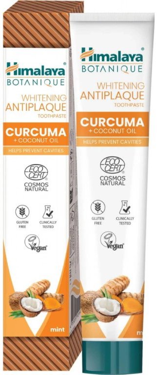 HIMALAYA Zubní pasta s kurkumou a kokosovým olejem 75 ml
