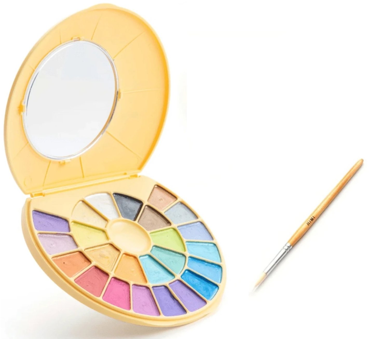 HIMI 24 polovlhkých barev (Semi-Moist), Yellow Case, Metallic Edition