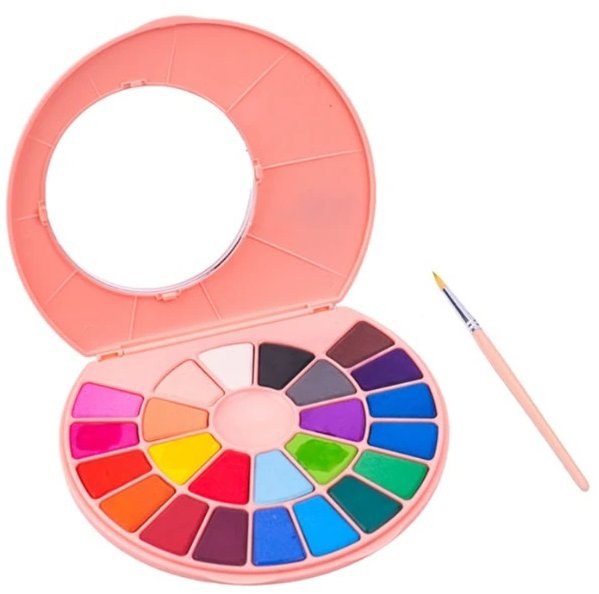 HIMI 24 pevných barev (Solid) Pink Edition - akvarelová barva pro umělecké účely