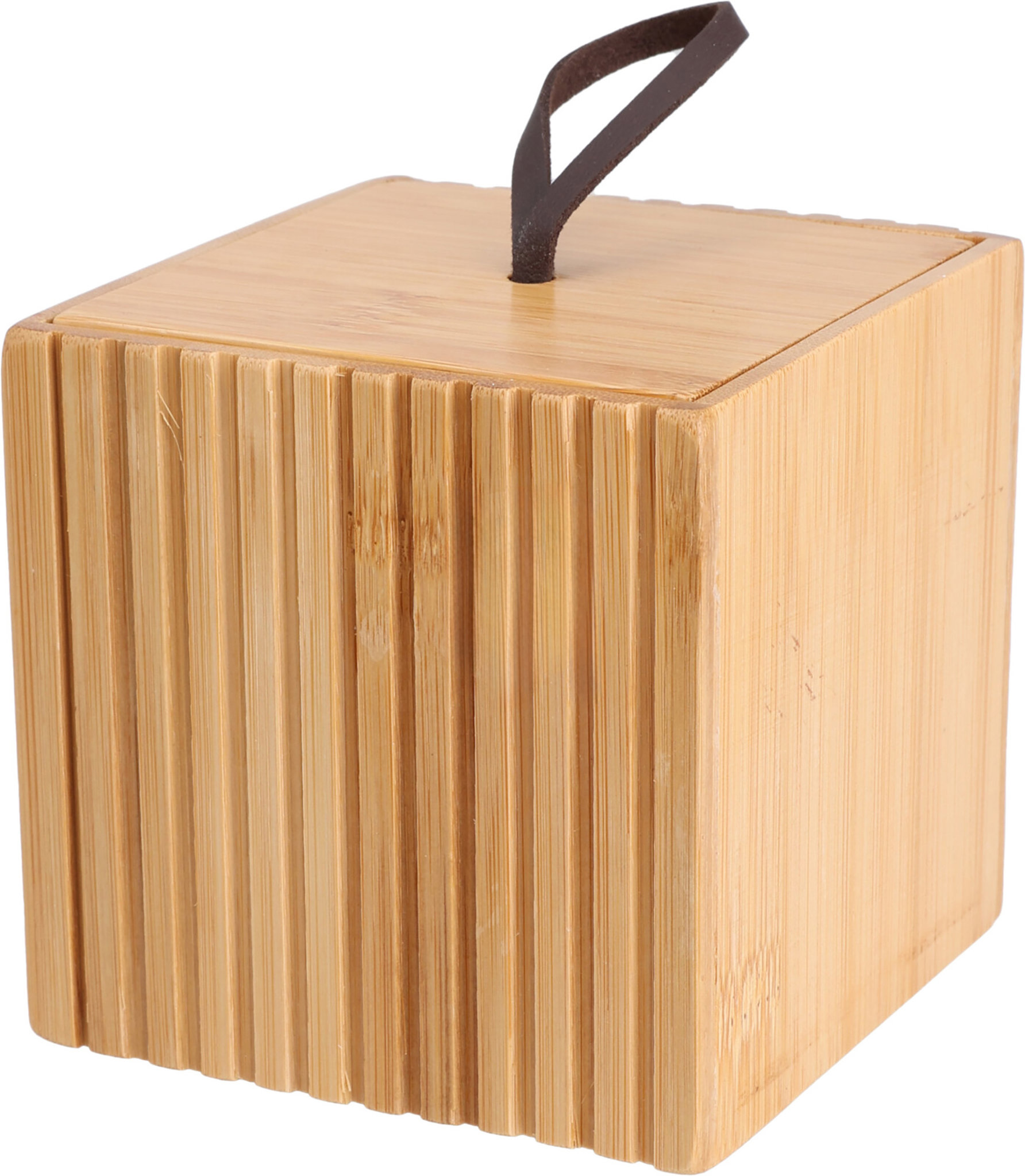 H&L Úložná krabička BambooBox, 9 × 9 × 9 cm, bambus