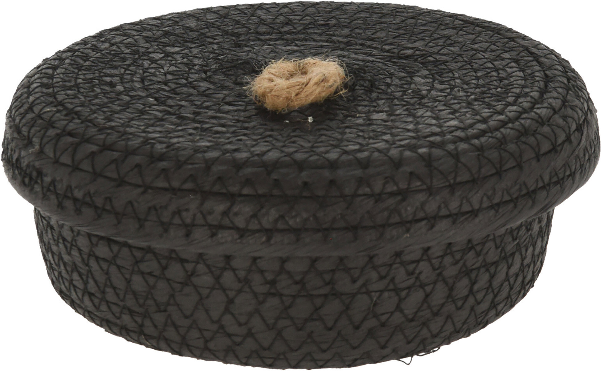 H&L BlackTwist S 16 × 6,5 cm, černý, s víkem