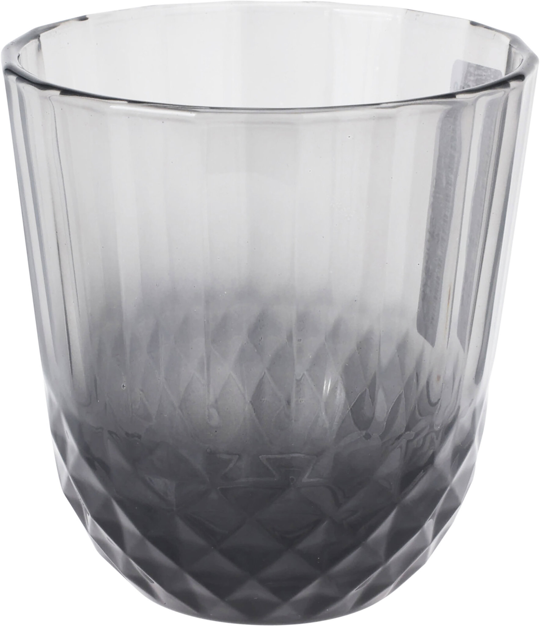 H&L Sklenice na vodu Shade – 320 ml, šedá, strukturovaný povrch